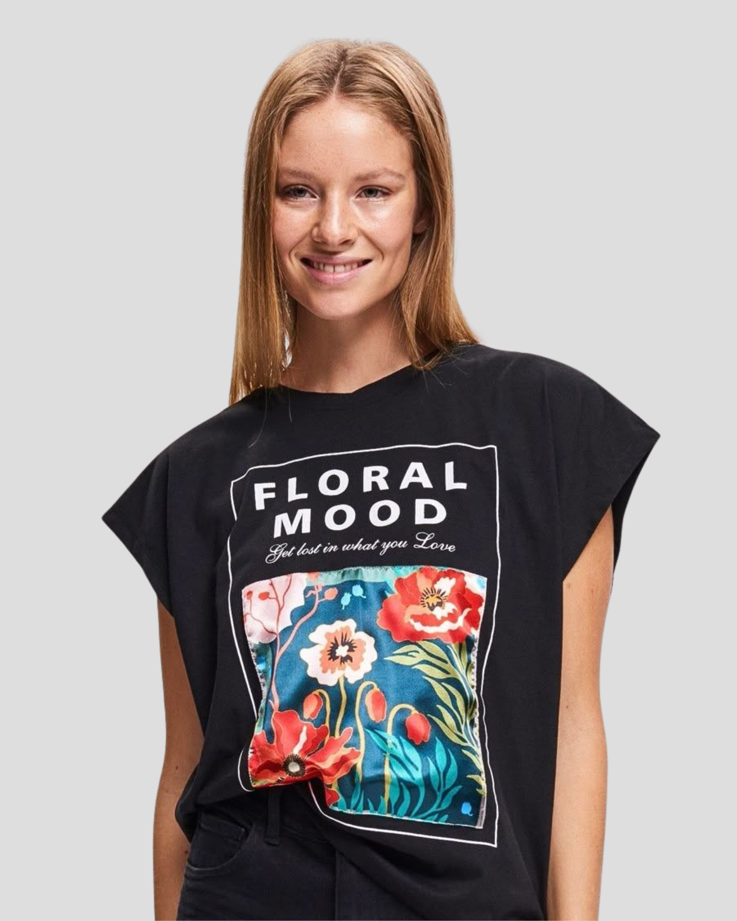 T-shirt Graphic Femme | Imprimé Floral — Rive de Joie